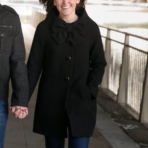 Kate Spade Wool Bow Coat